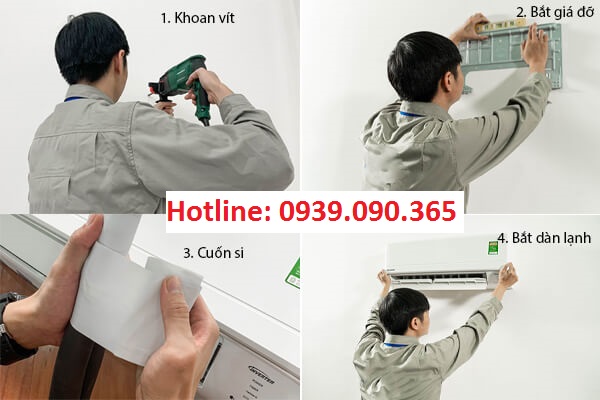 Tháo lắp điều hòa chuyên nghiệp Quận Hoàn Kiếm