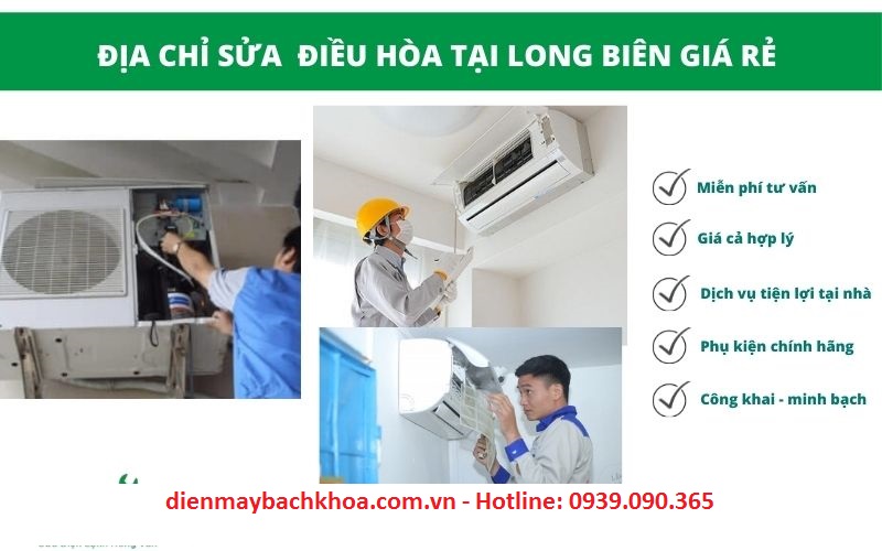 Sửa điều hòa tại Long Biên - Hà Nội